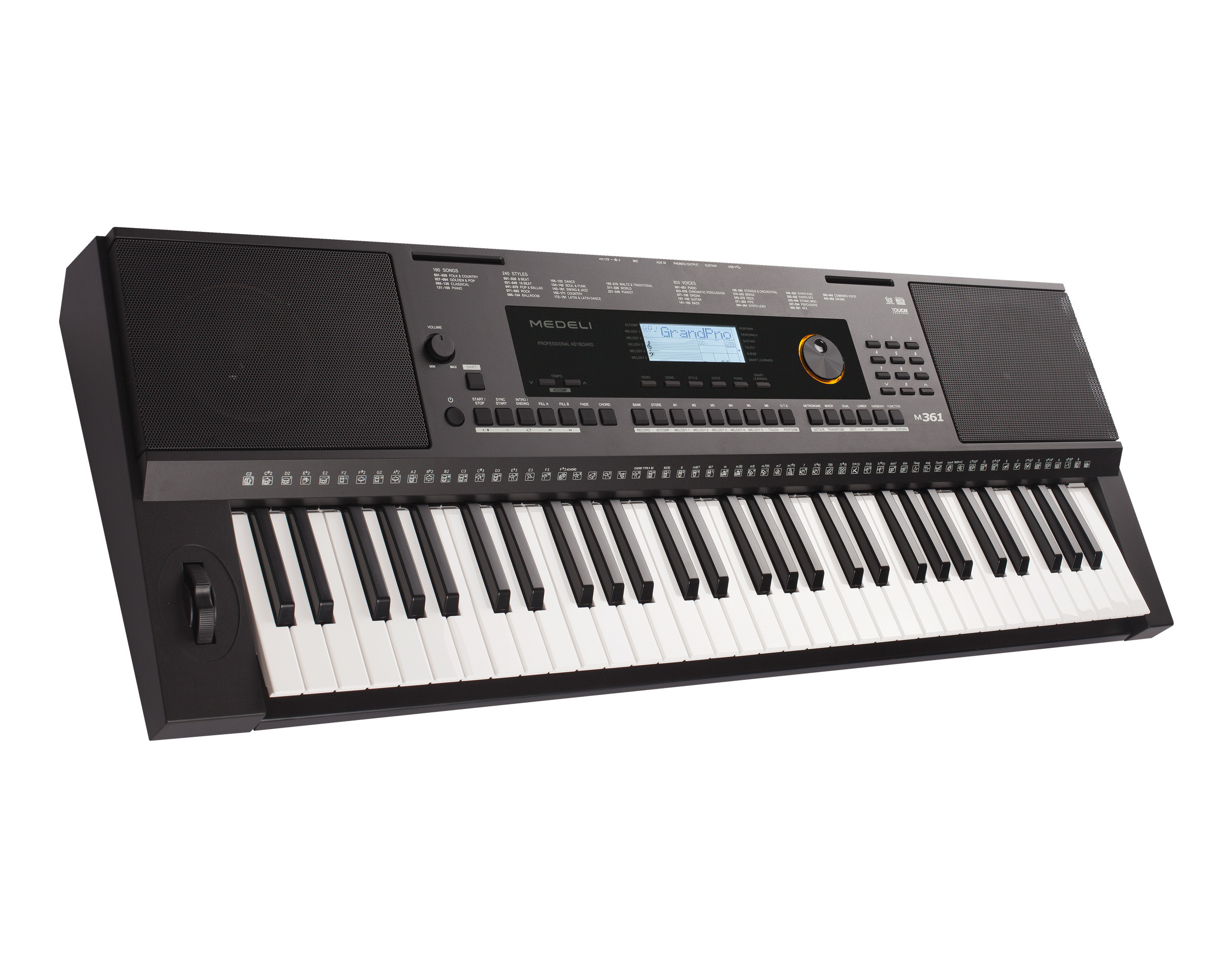 Medeli Millenium Series M361 61 Key Keyboard