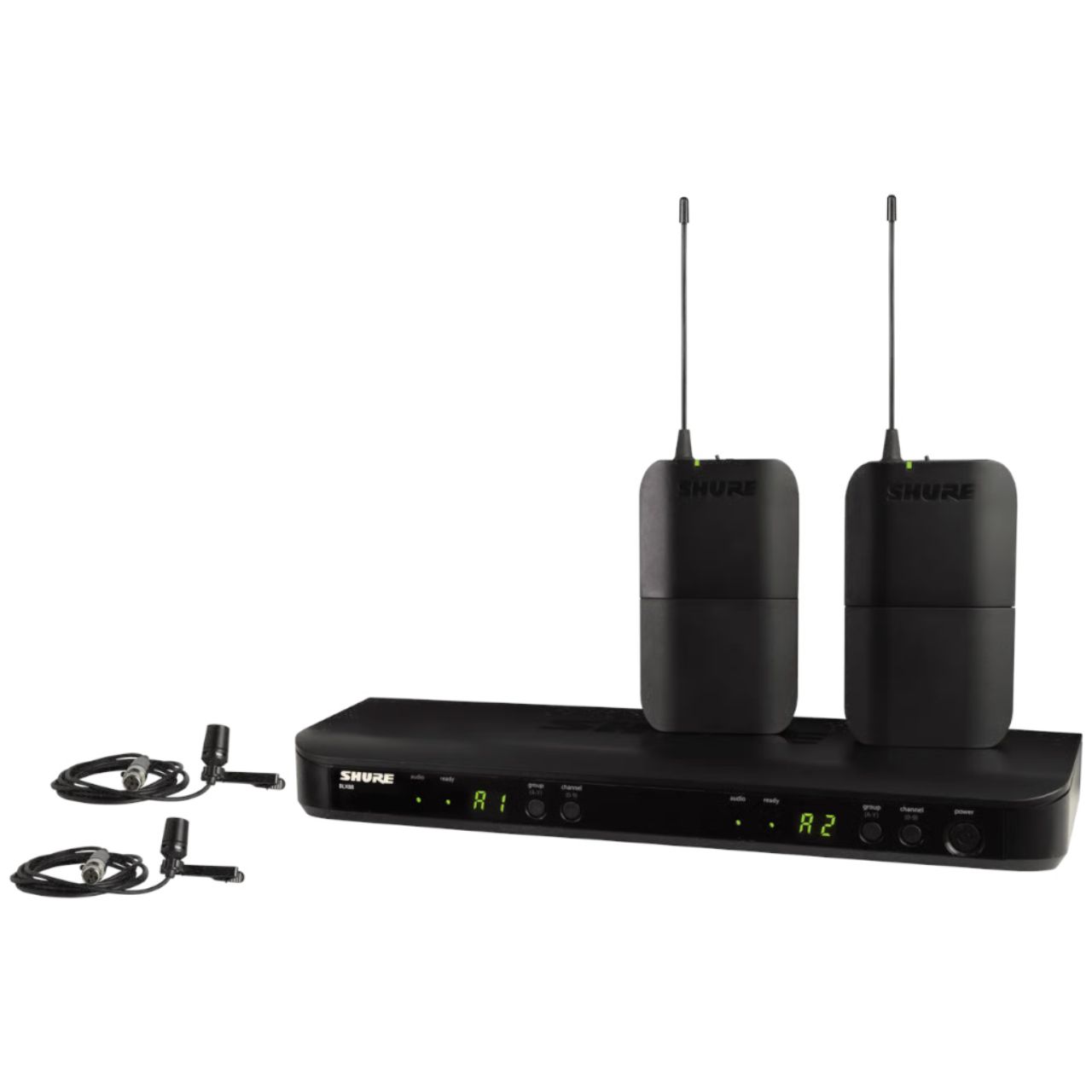 Shure BLX188 DUAL LAV System W/cvl