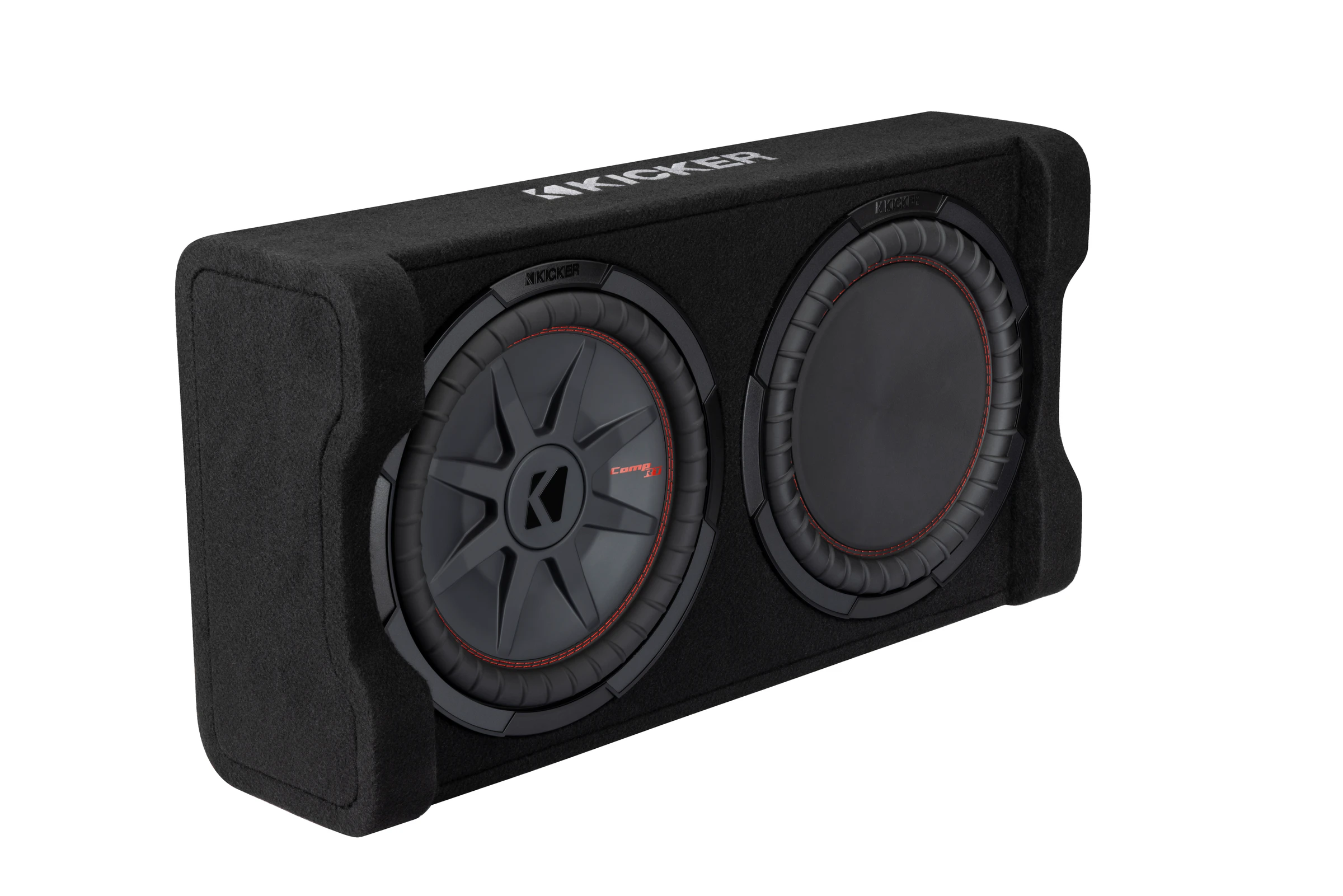 51PTRTP12- Kicker 51PTRTP12 12-INCH Comprt 2-OHM 500W Powered DOWN-Firing Subwoofer