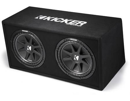 50DCWC122- Kicker 50DCWC122 12inch 2ohm CompC Subwoofer Enclosure