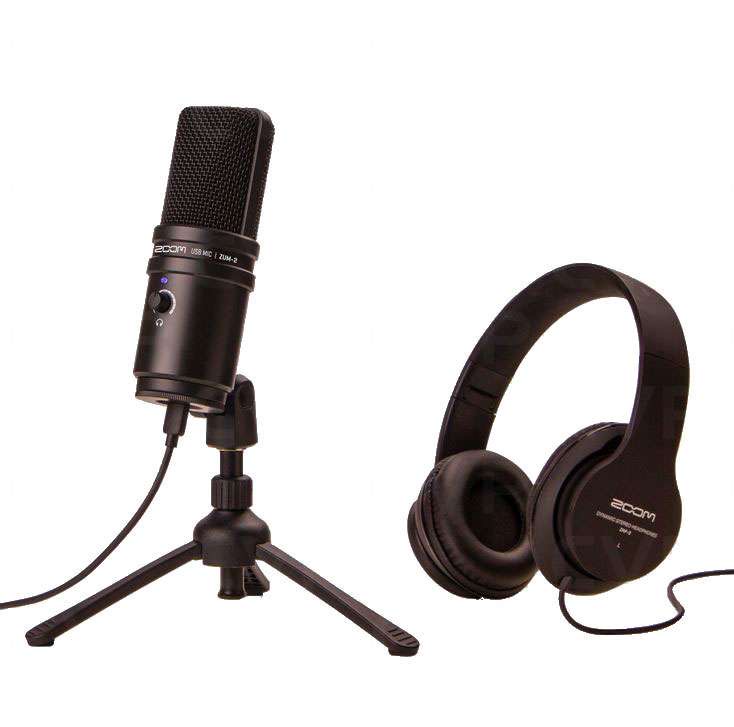 ZOOM USB Podcast MIC PACK