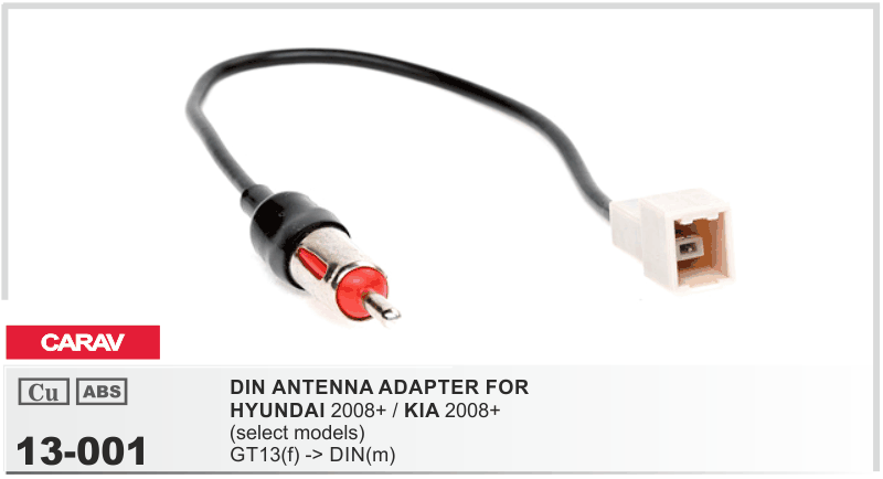 Antenna Adaptor Kia/Hyundai to Bullet {11-58}