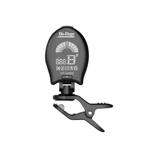 ON Stage GTA4000 CLIP-ON Chromatic Tuner WITH Multiple Instrument Modes