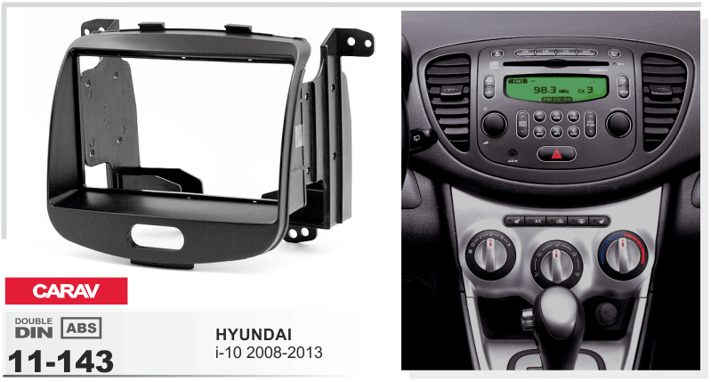 2-Din Hyundai i10 2008-2013