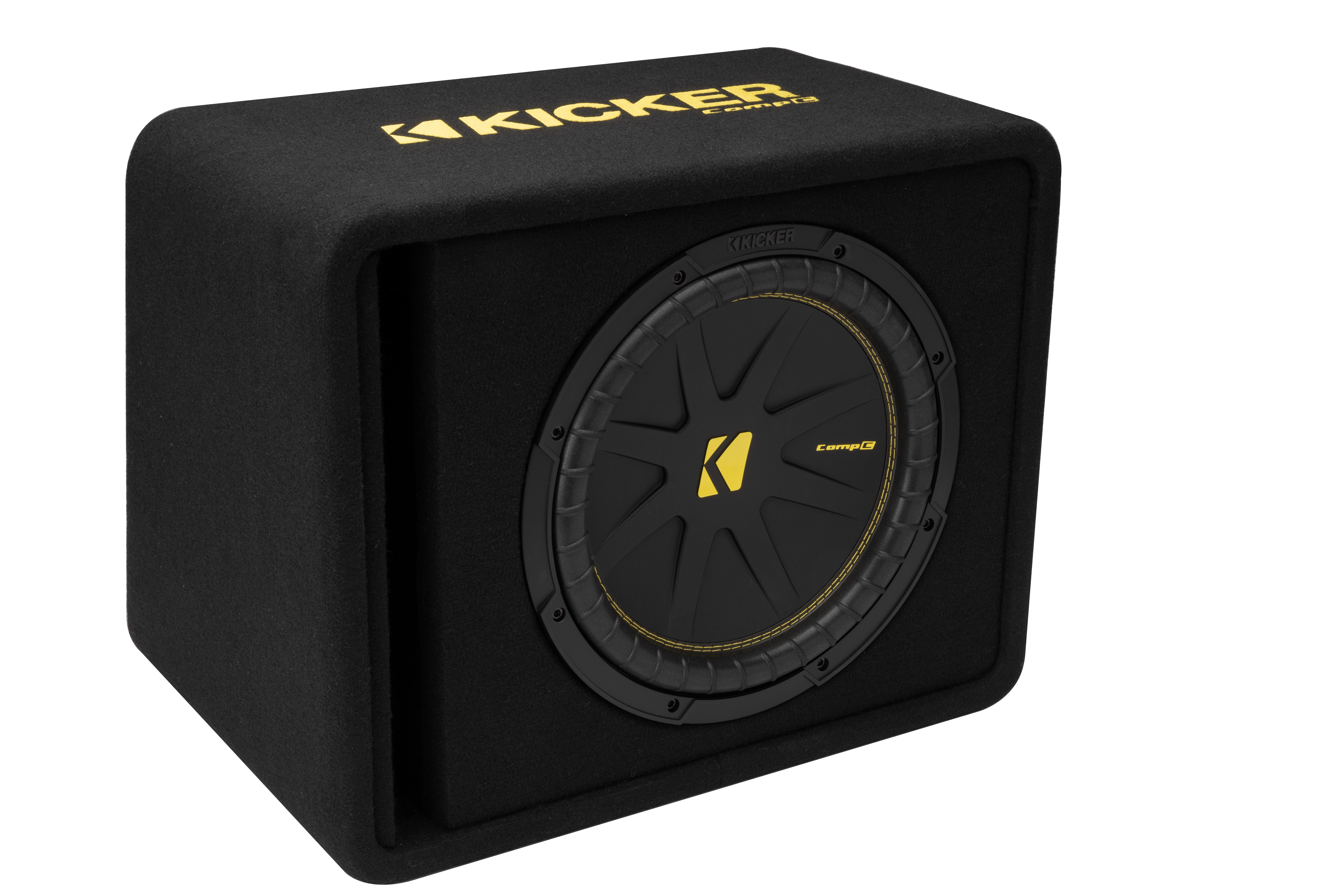 50VCWC122- Kicker 50VCWC122 12inch 2ohm CompC Vented Subwoofer Enclosure