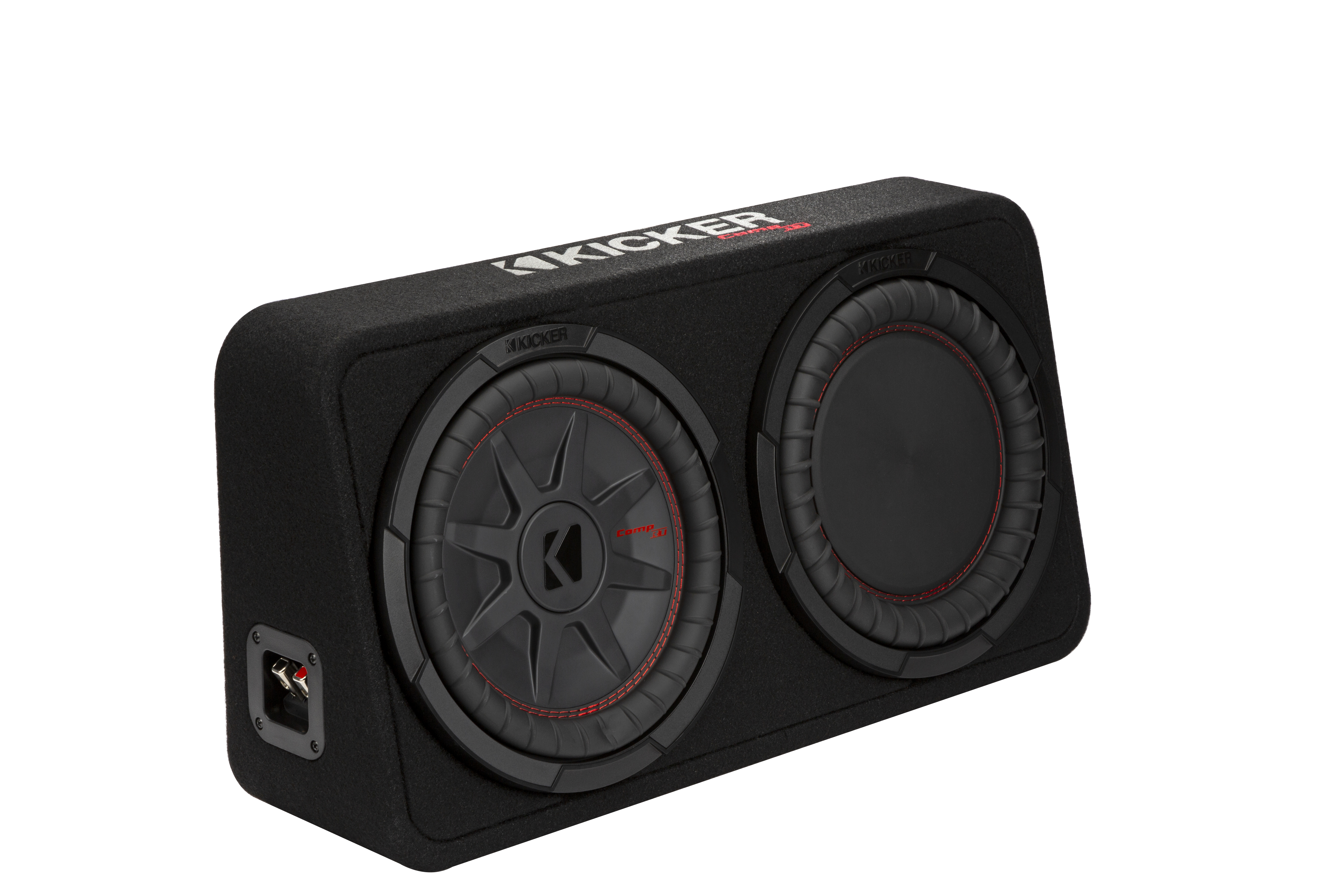 48TCWRT102- Kicker 48TCWRT102 10inch 2ohm Slim Loaded Subwoofer Enclosure