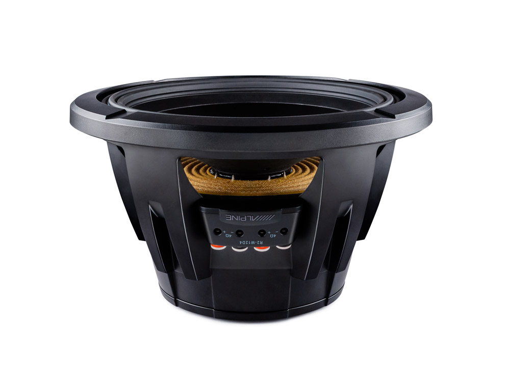 Alpine R2-W12D4 R-Series 12-INCH Subwoofer WITH DUAL 4-OHM Voice Coils Inches