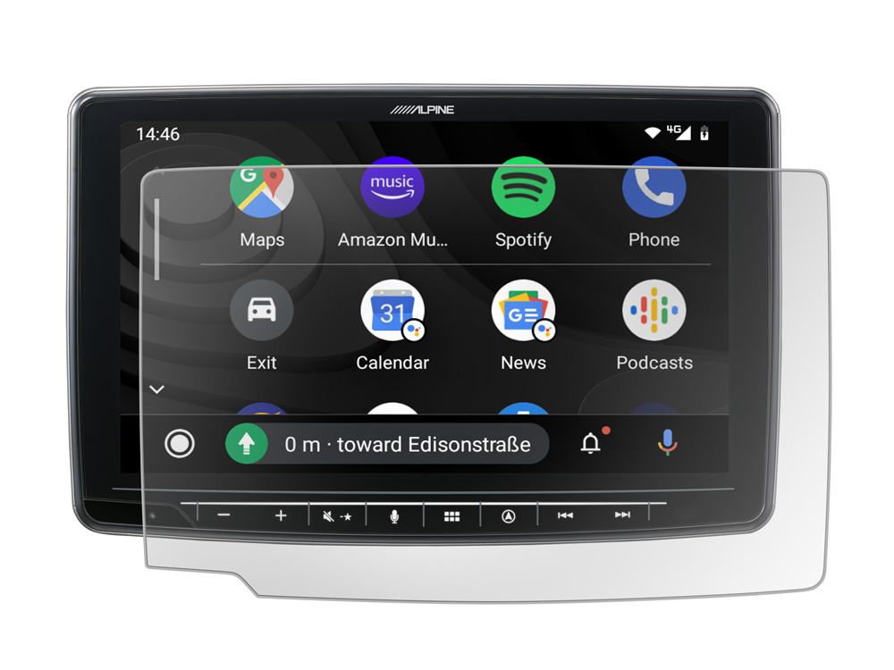 Alpine KTX-HF9 ANTI-Glare Protective FOIL FOR Alpine HALO9 Series