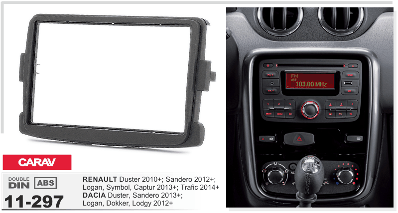 90011297- 2-Din Renault Duster/Logan/Sandero