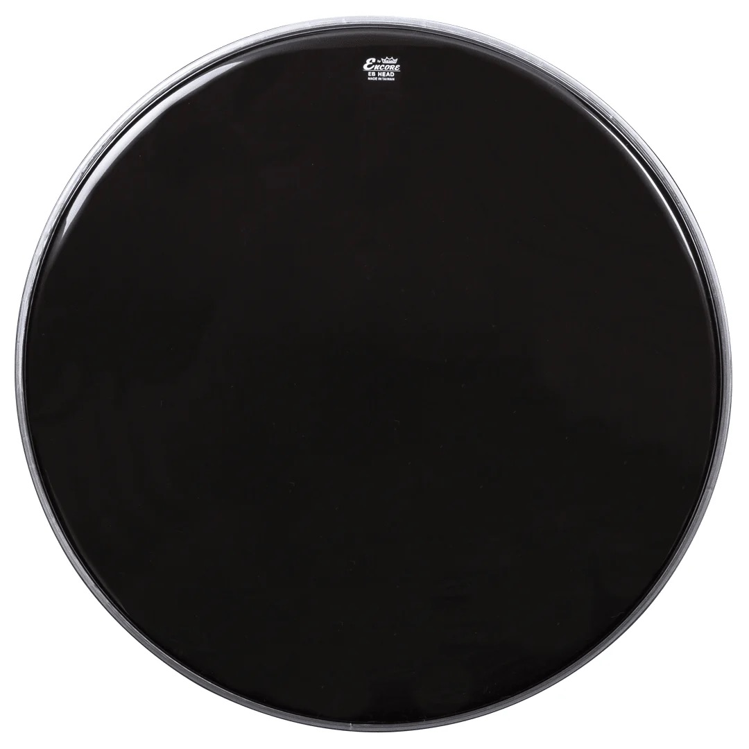 REMO 22IN Ebony HEAD. NO HOLE