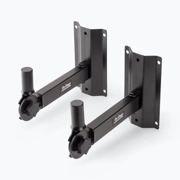 ON Stage SS7322B Adjustable WALL-Mount Speaker Brackets (PAIR)