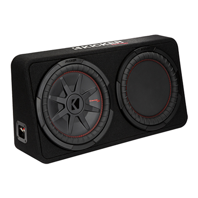 48TCWRT122- Kicker 48TCWRT12212inch 2ohm Slim Loaded Subwoofer Enclosure