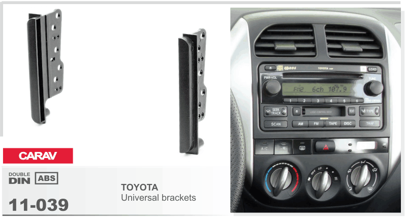 2-Din Toyota Wings {12-32}