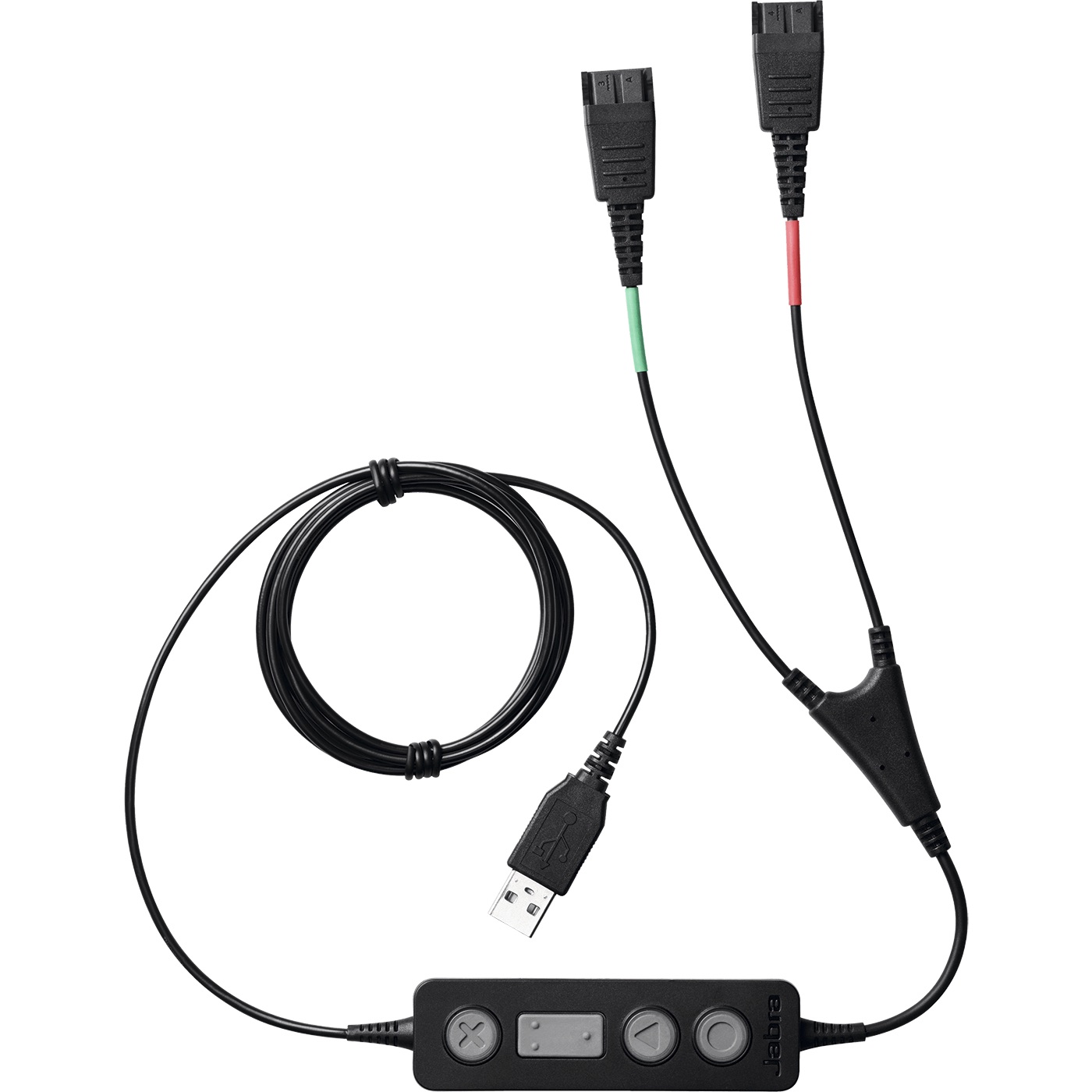Jabra - LINK 265 USB WITH 2 QD Training Cable WITH MUTE Option