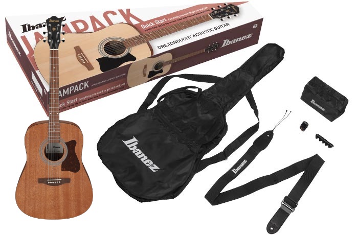 Ibanez Acoustic Guitar.accessories Include GIG BAG. Tuner. Strap. Picks