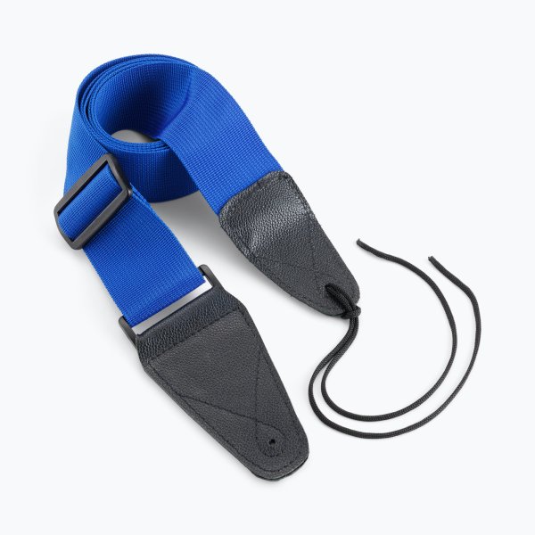 On Stage GSA10BL Guitar Strap with Leather Ends