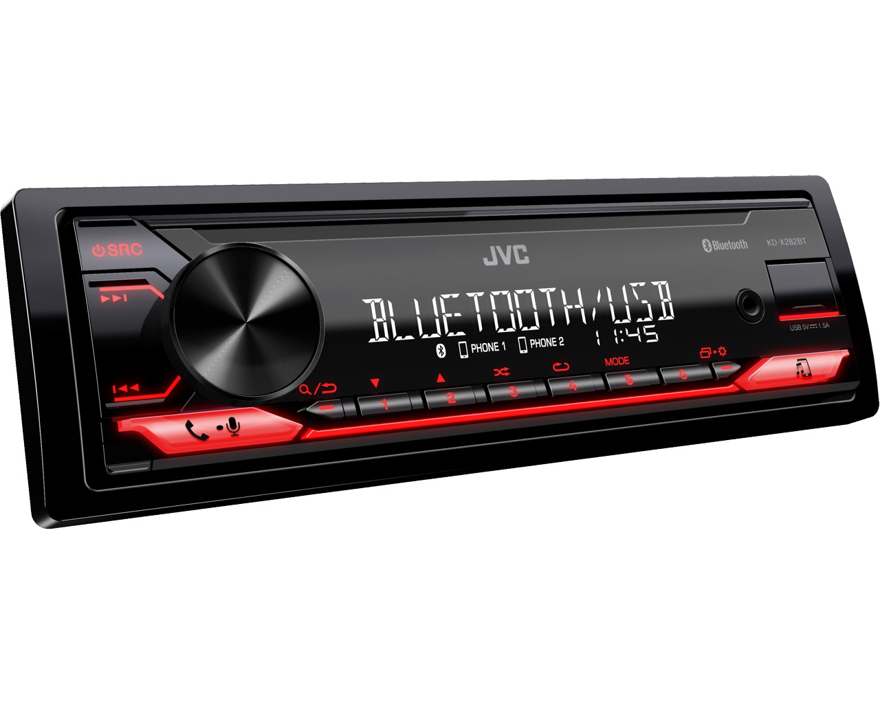 KD-X282BT- JVC KD-X282BT 1DIN Media Receiver