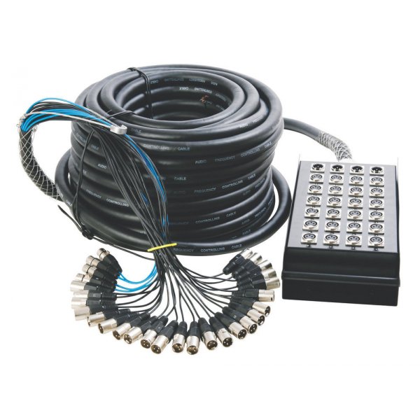 On Stage SNK244100v2 100ft 24-Channel/4-Return Stage Snake