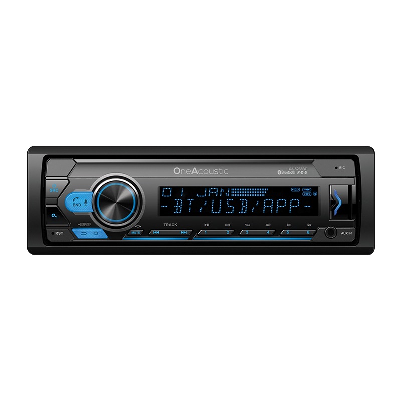 OneAcoustic Pro Series 1din media player with BT