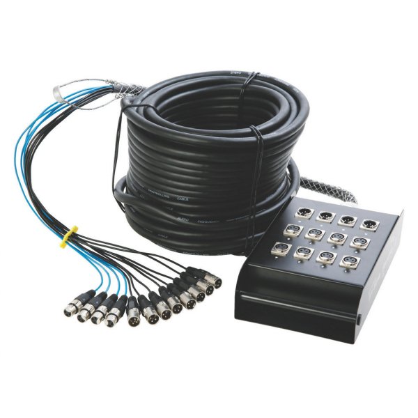 On Stage SNK84100v2 100ft 8-Channel/4-Return Stage Snake