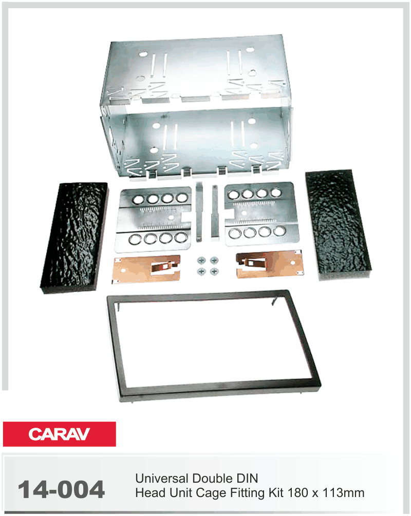 2-Din Universal Cage Kit 180x113mm
