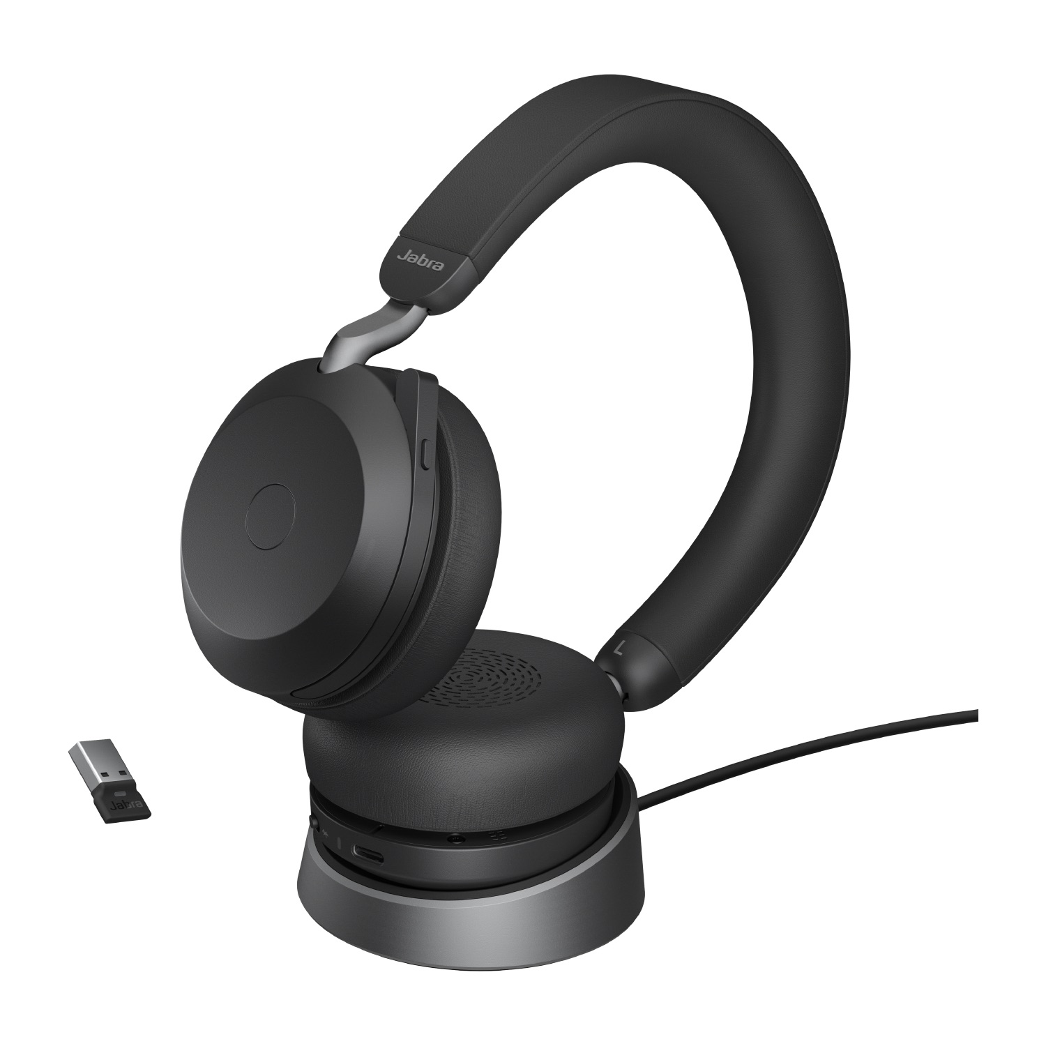 Jabra - EVOLVE2 75. LINK380/390A UC Stereo STD Black