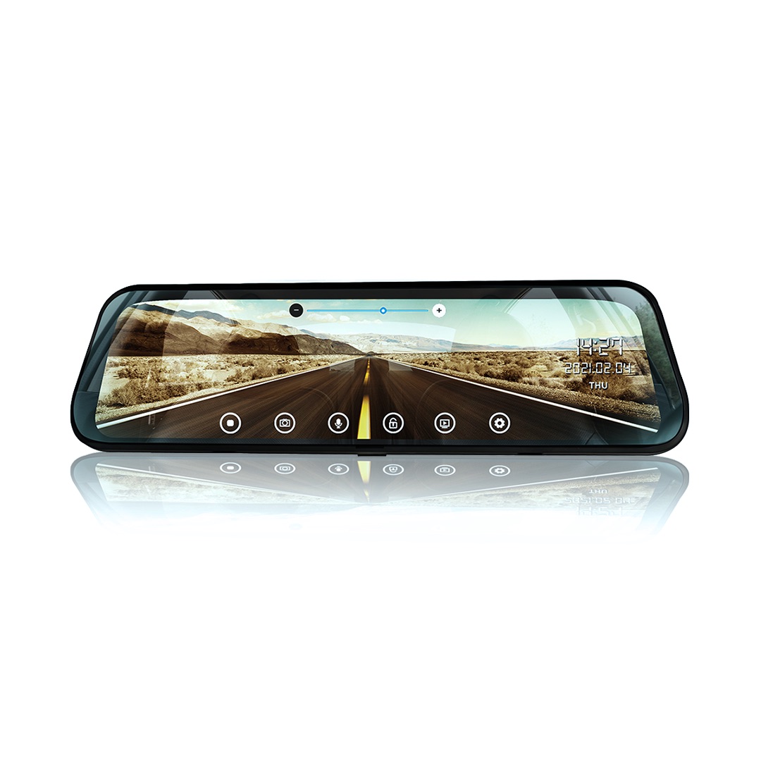 OneX Universal Mount Smart Mirror DVR WIFI. 4K Camera