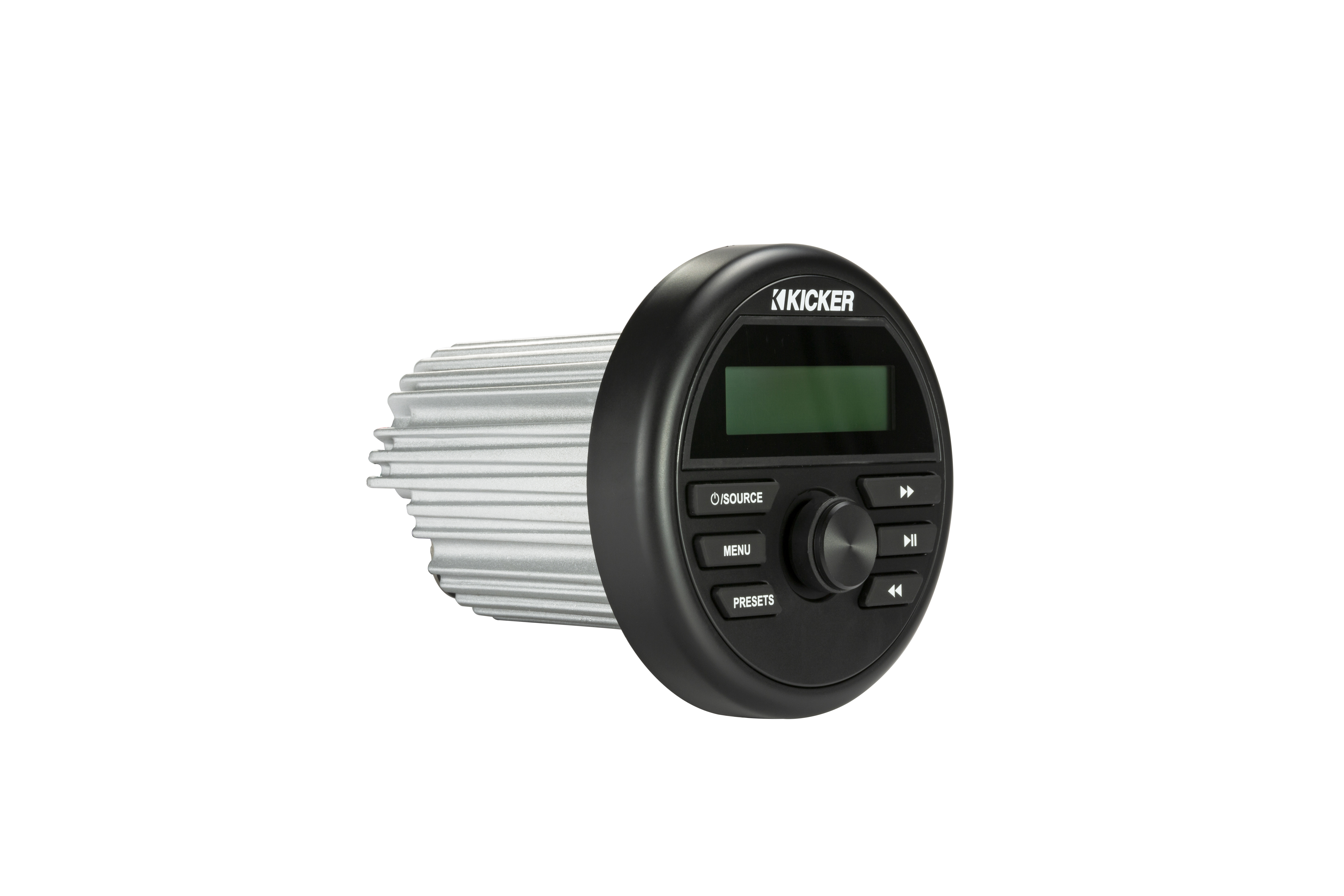 Kicker Marine KMC2 Multimedia Gauge-Style Receiver BT