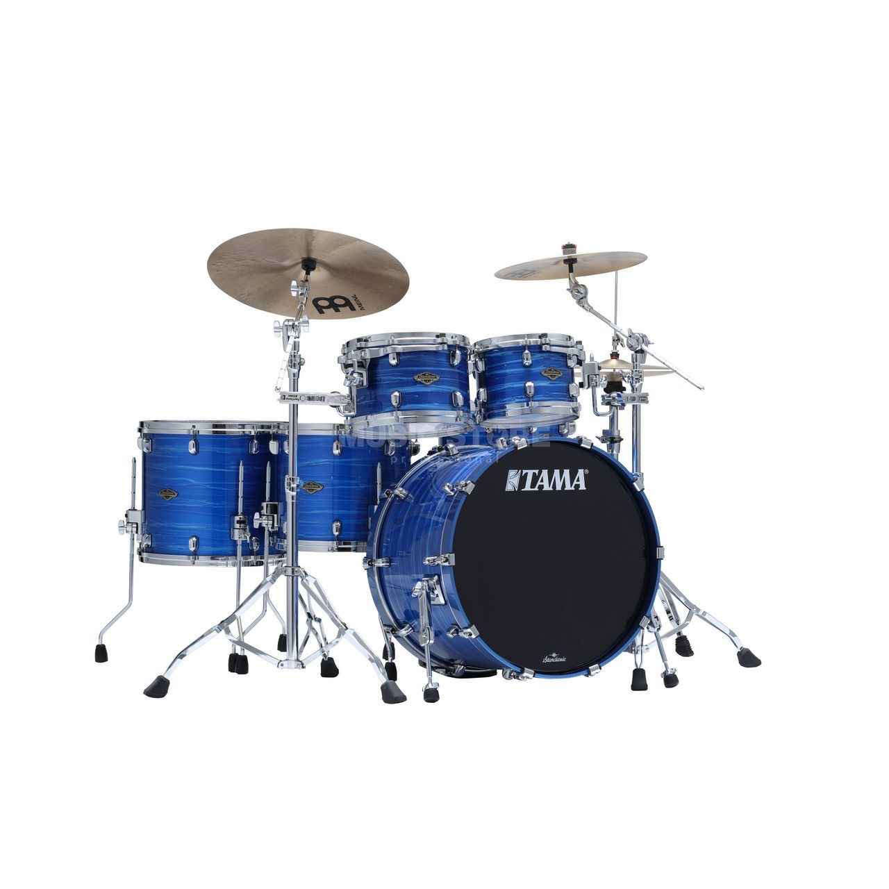 Tama Starclassic Walnut Birch 5pc Drum Kit. No Snare