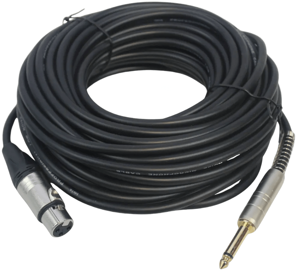 IMCJ15 Professional Low Noise Microphone XLR To Jack Cable 15M