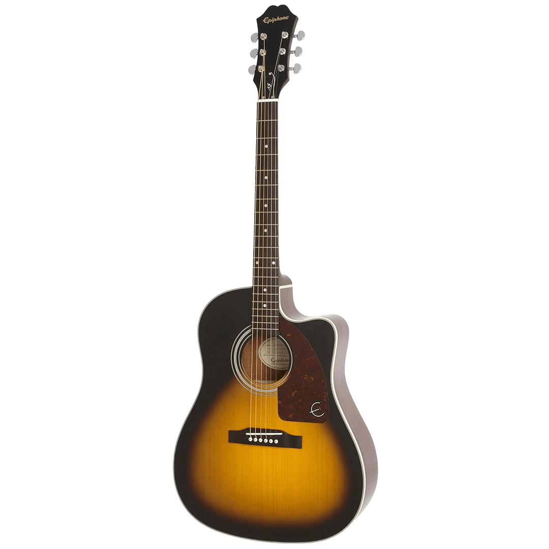 Epiphone EE21-VS J-15 EC Deluxe Vintage Sunburst WITH HARD CASE
