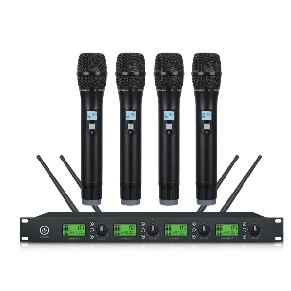 K-9004 4 Channel Wireless Microphone