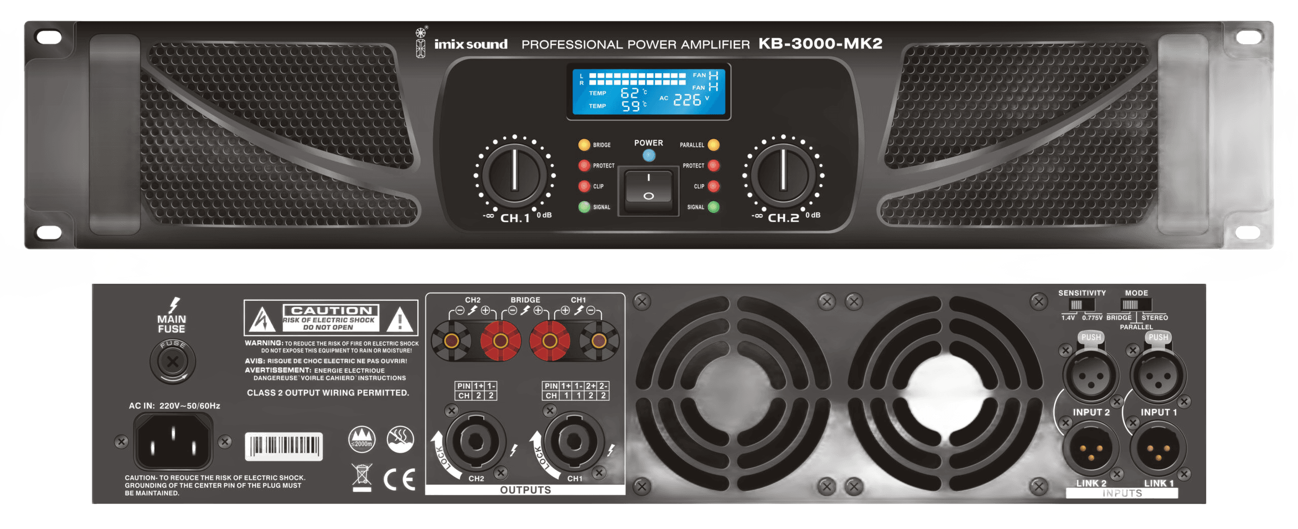 KB-3000-MK3 Power Amplifier