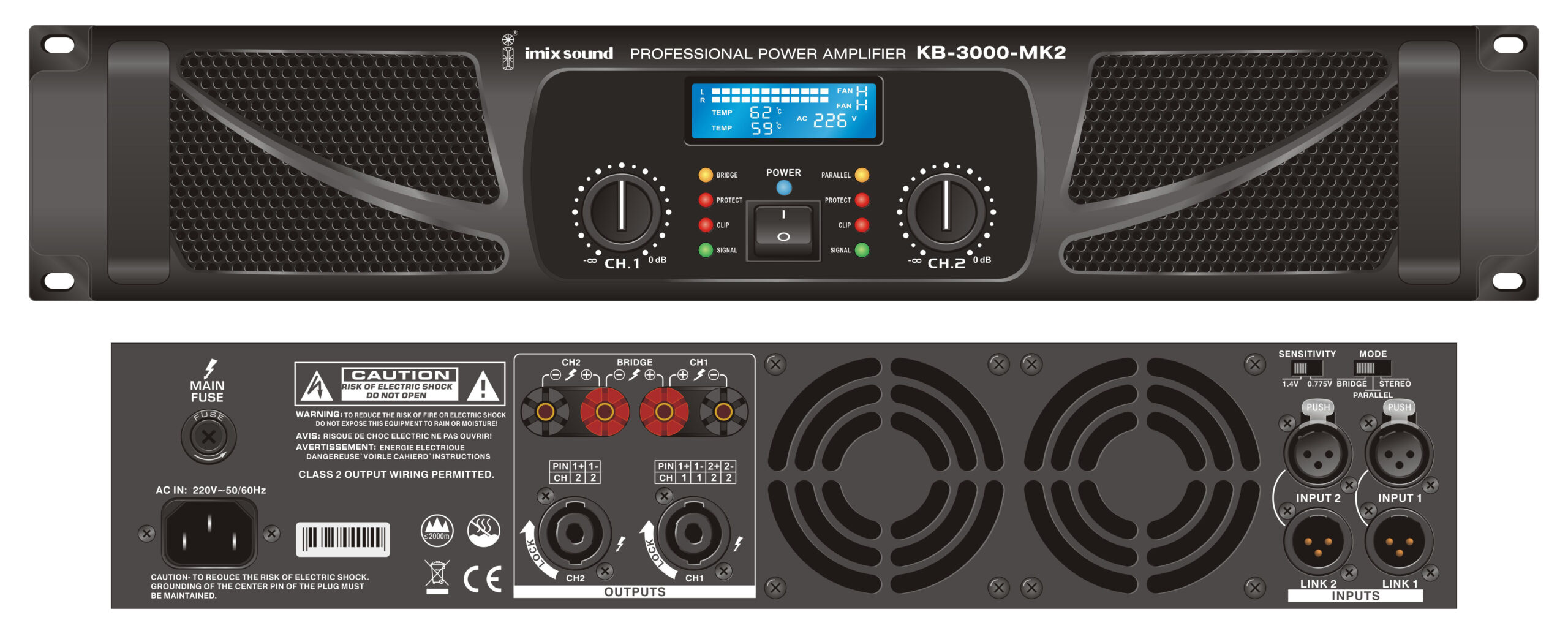 KB-3000-MK3 Power Amplifier