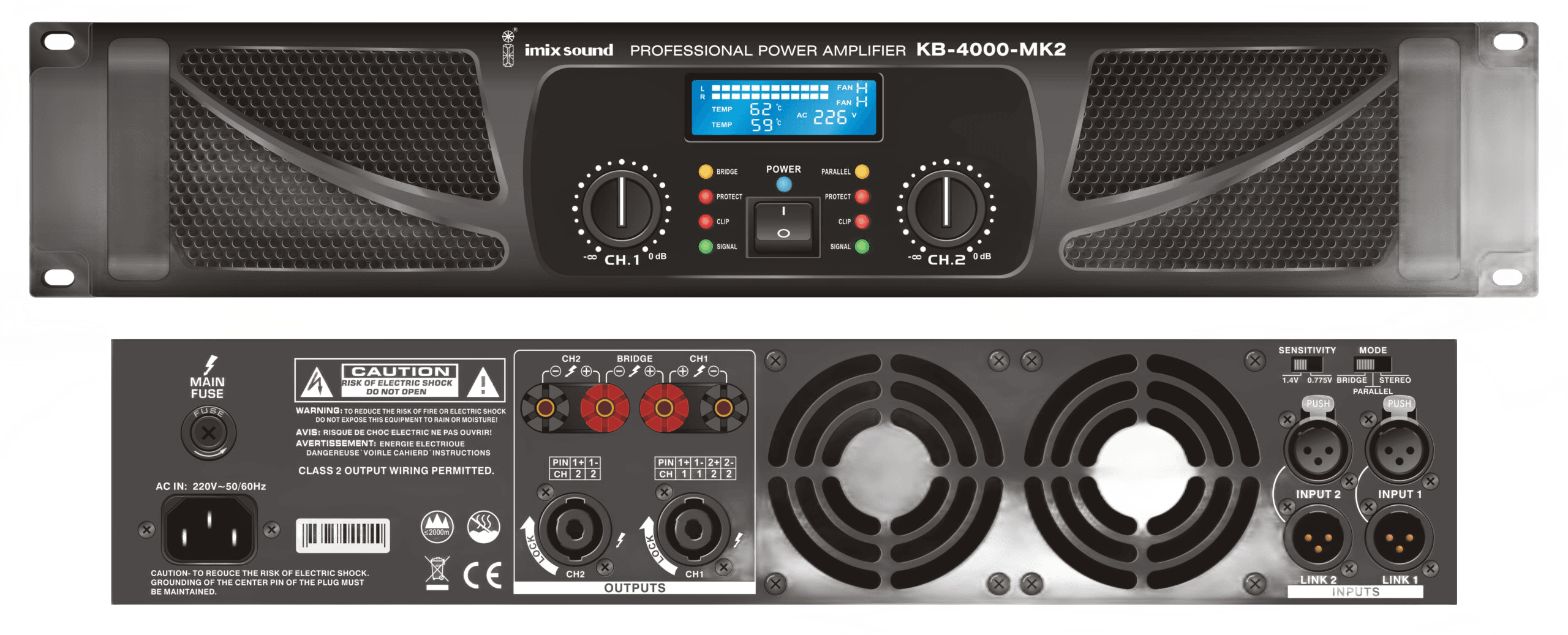 KB-4000-MK3 Power Amplifier