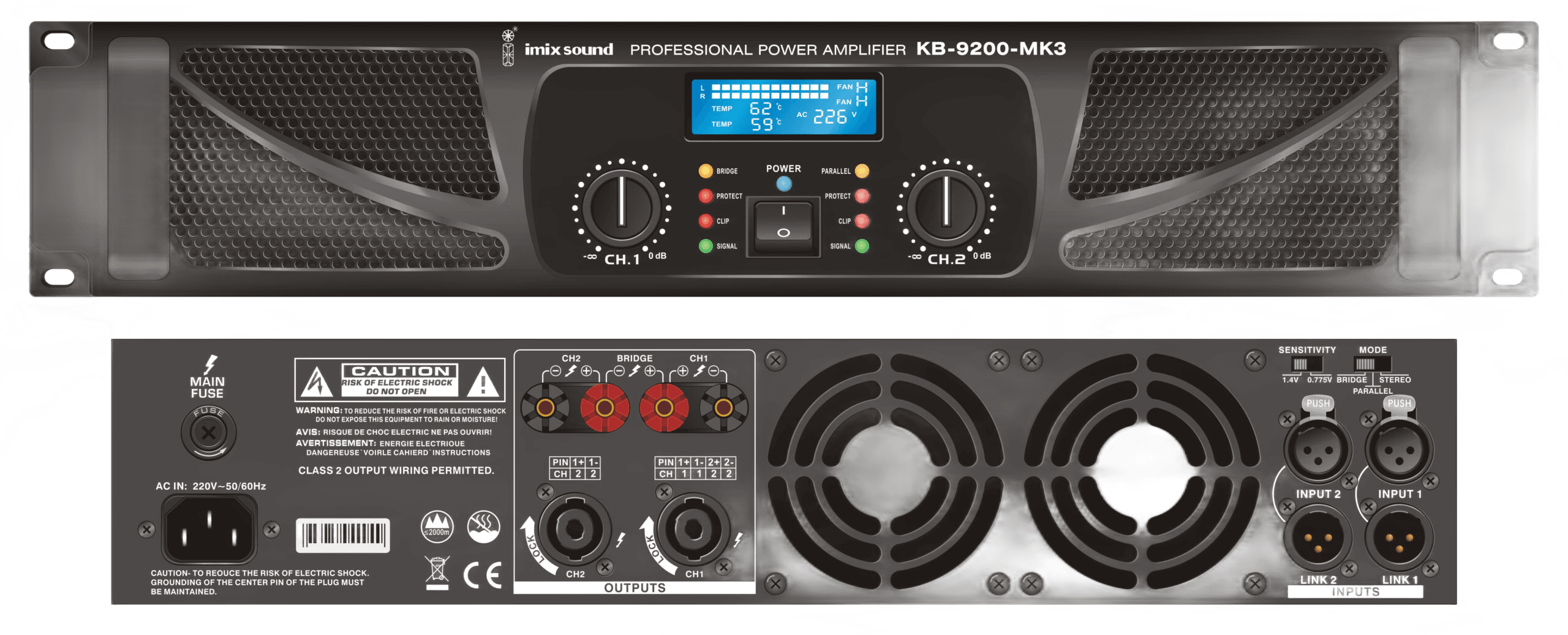 KB-9200-MK3 Power Amplifier