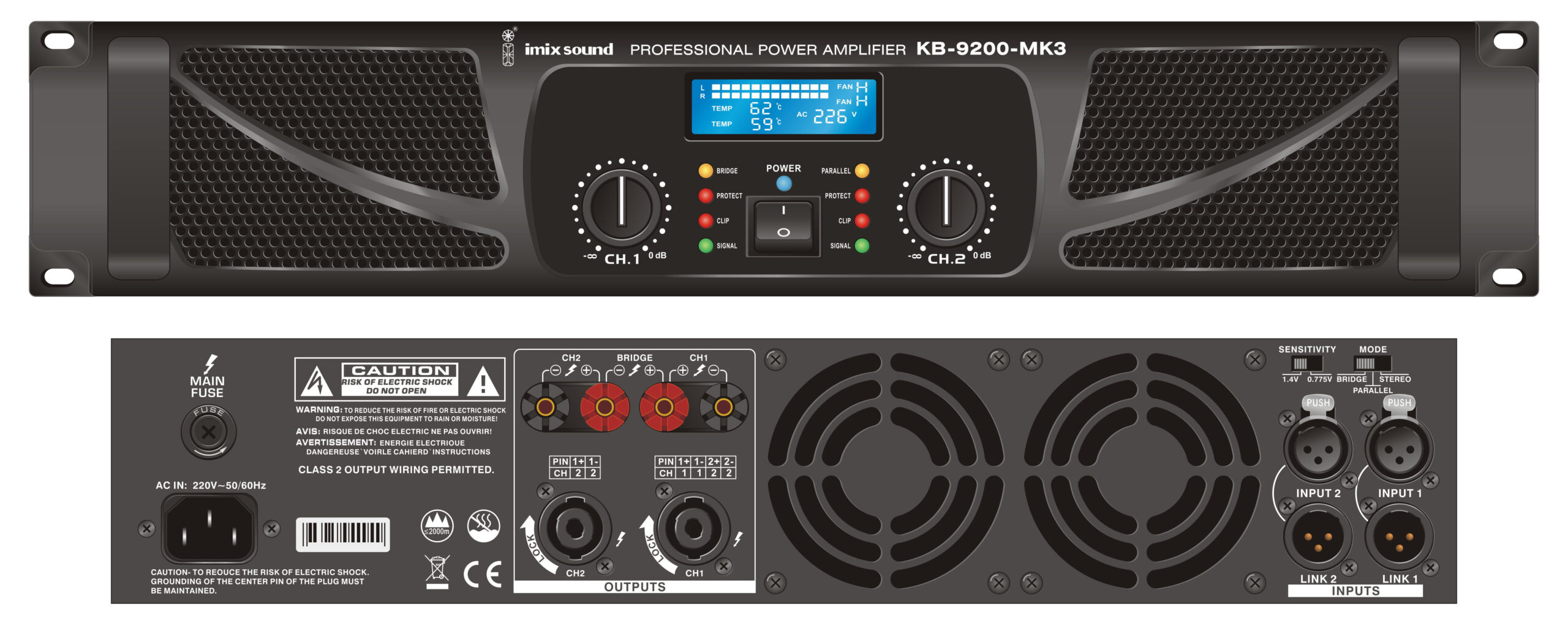 KB-9200-MK3 Power Amplifier