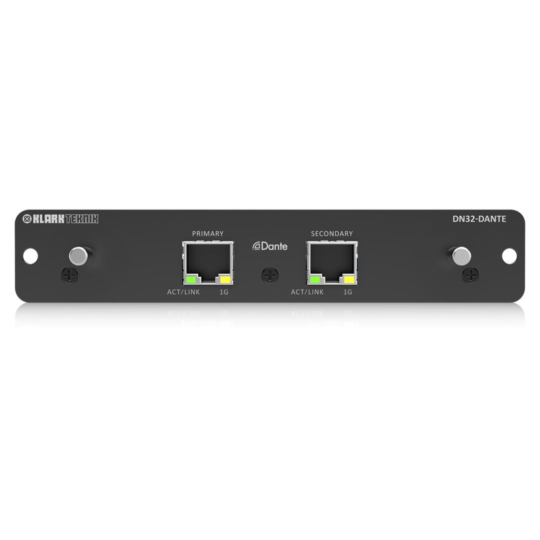 Klark Teknik DN-32-Dante Expansion Network CARD