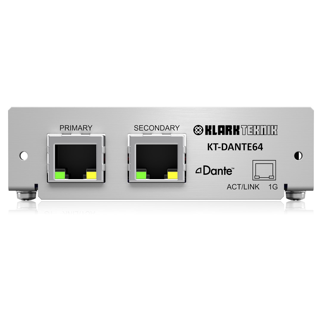Klark Teknik KT-DANTE64 Audinate Dante Network Module