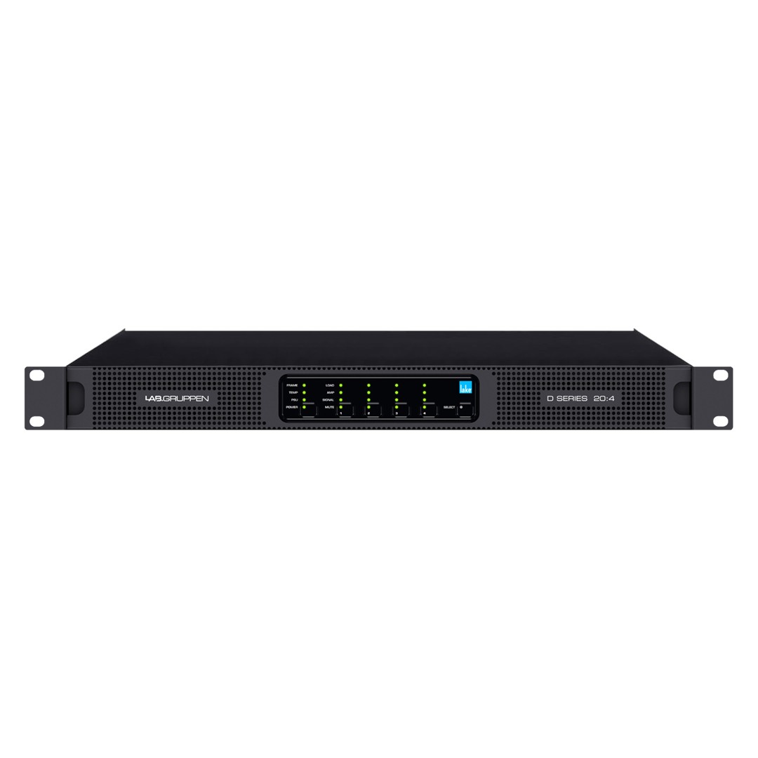 Lab Gruppen D 20:4L 2000W Amplifier With 4 Output Channels