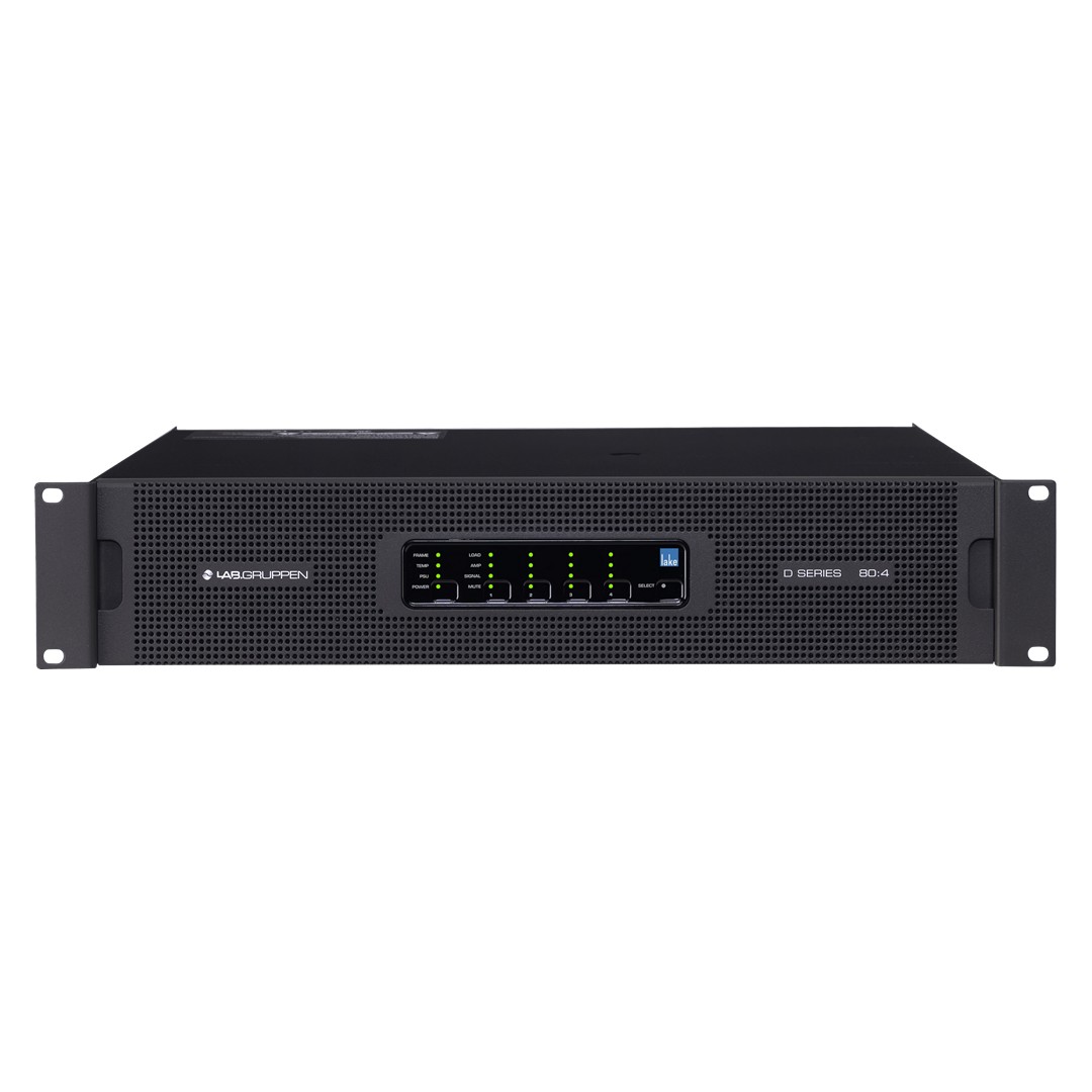 Lab Gruppen D 80:4L 8000W Amplifier with 4 Output Channels