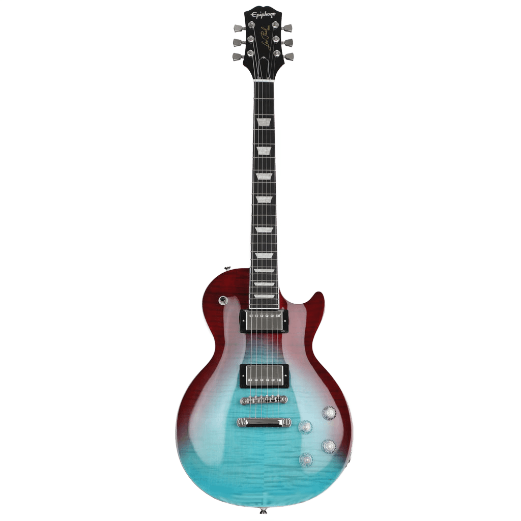 Epiphone Eilmf-BLF LES PAUL Modern Figured Blueberry FADE