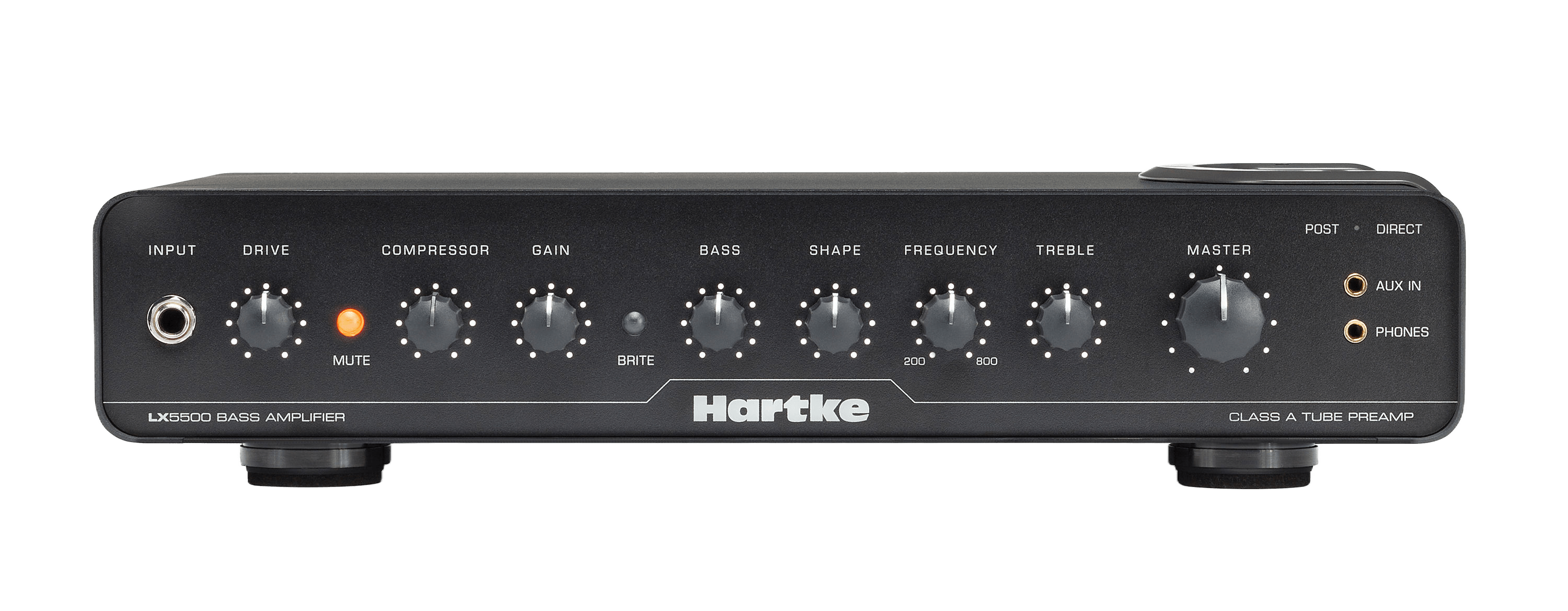 Hartke LX5500 500-watt Lightweight Bass Head with Tube Preamp