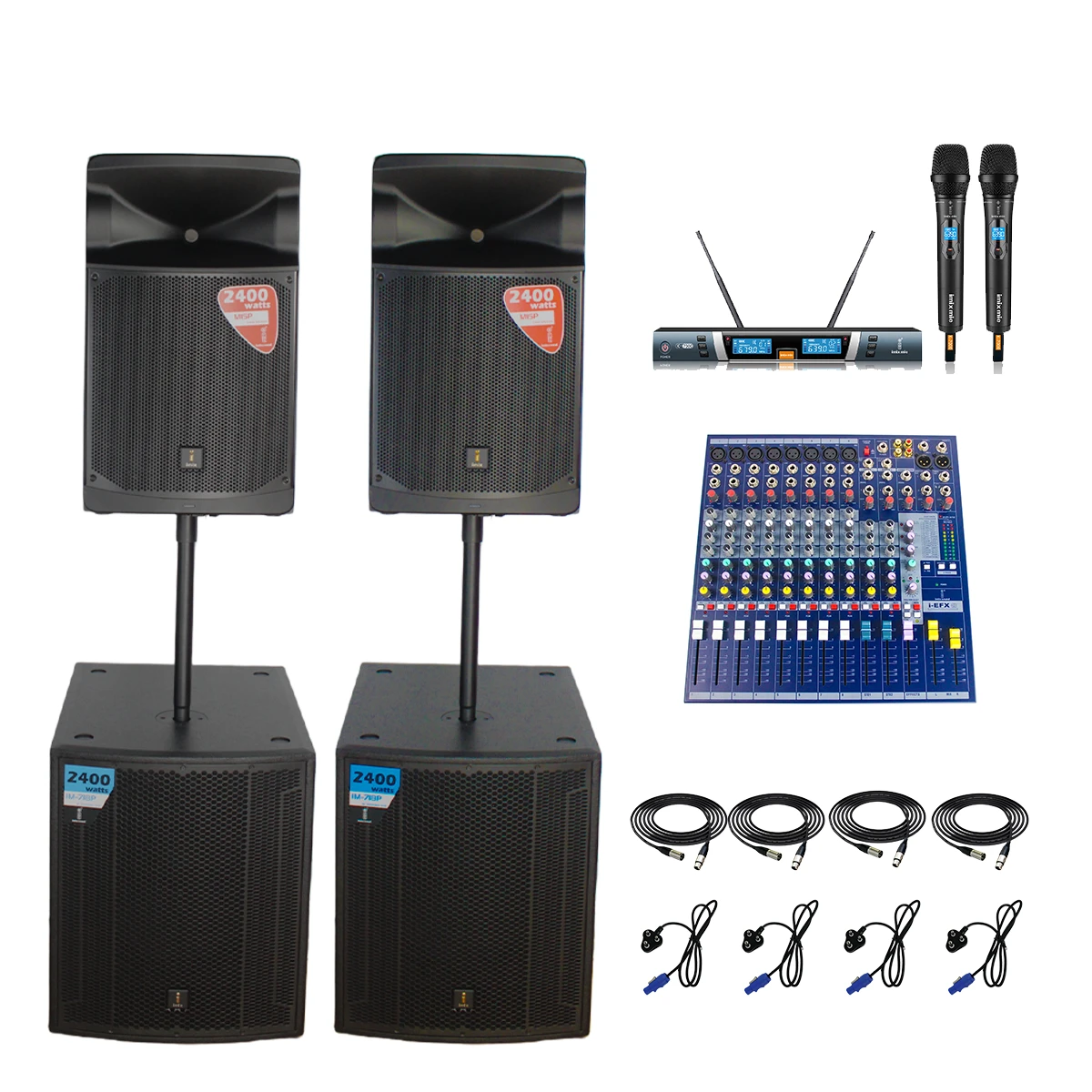 M15P and M18P Active Speaker Combo