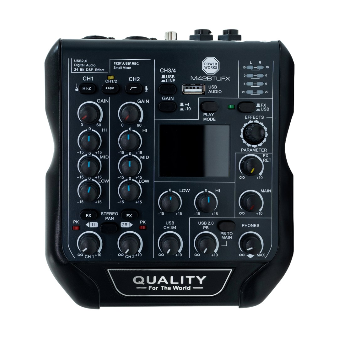 PowerWorks M42BT-UFX Bluetooth Audio Mixer