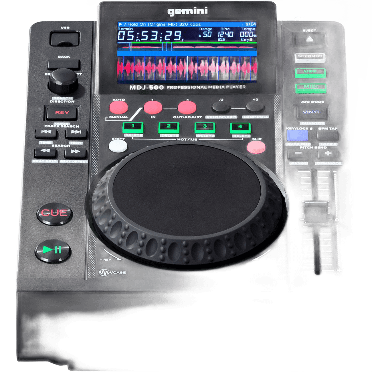 Gemini MDJ 500 Professional Small Format USB Media Player