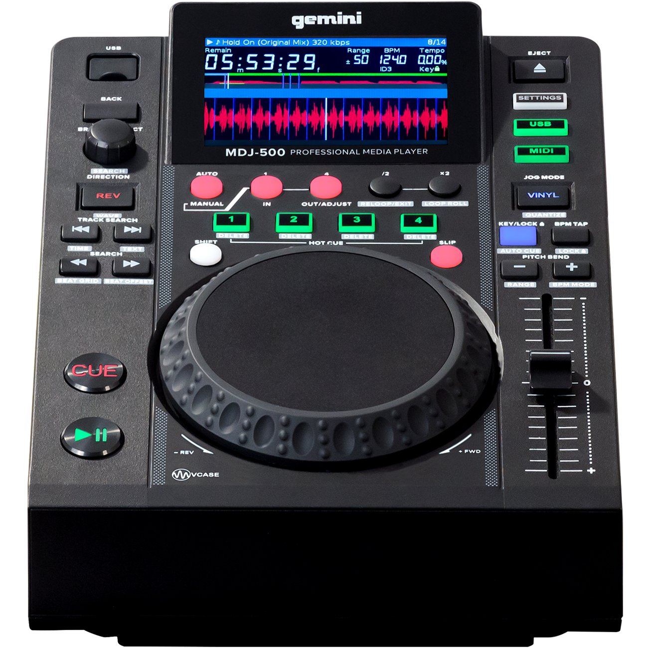 Gemini MDJ 500 Professional Small Format USB Media Player