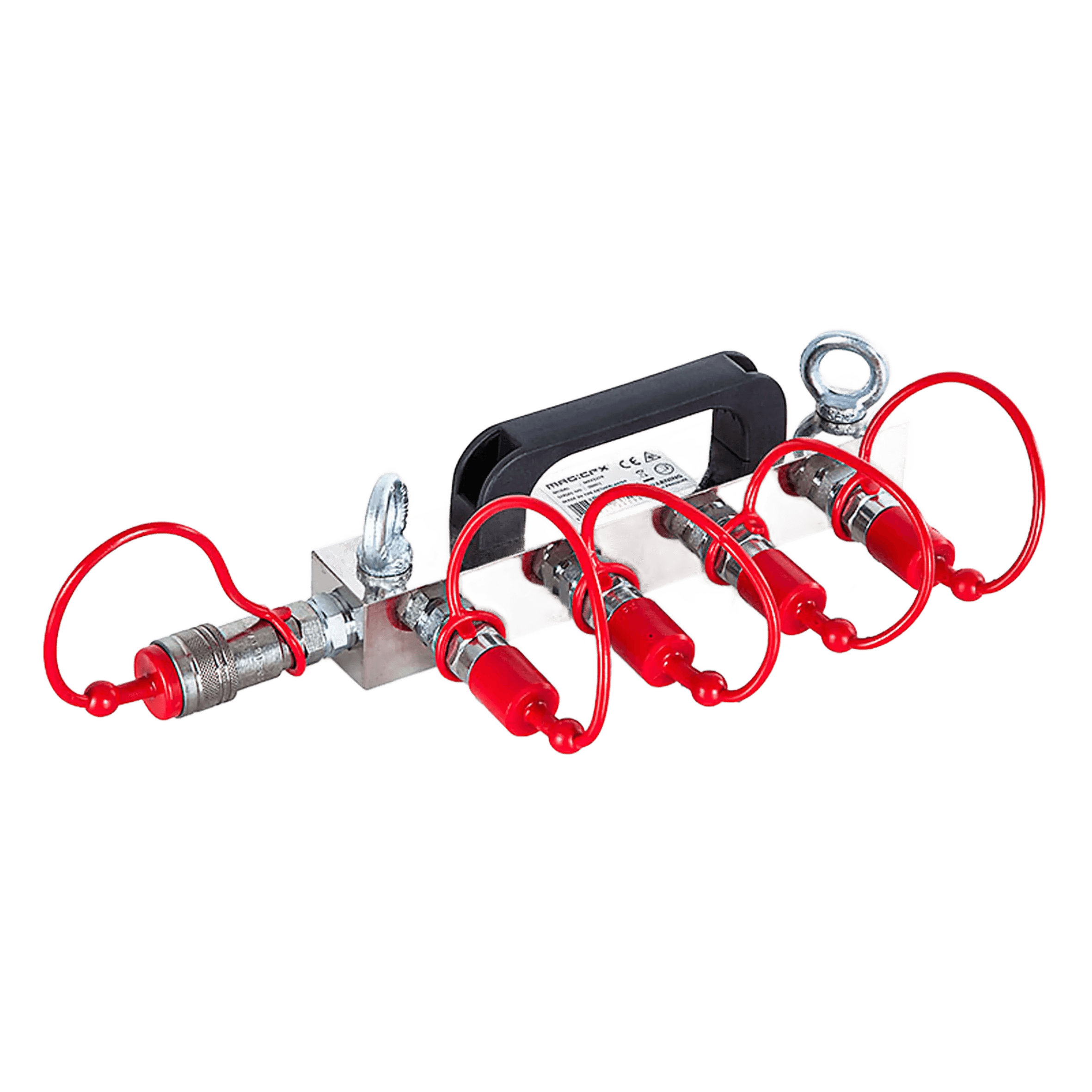 Magicfx CO2 HIGH Pressure Distribution Block (4X 3/8 HOSE In,1x 3/8 OUT)