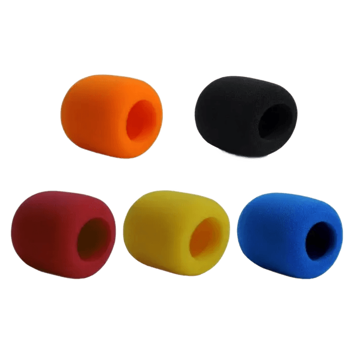 5 Piece Colourful Handheld Mic Covers