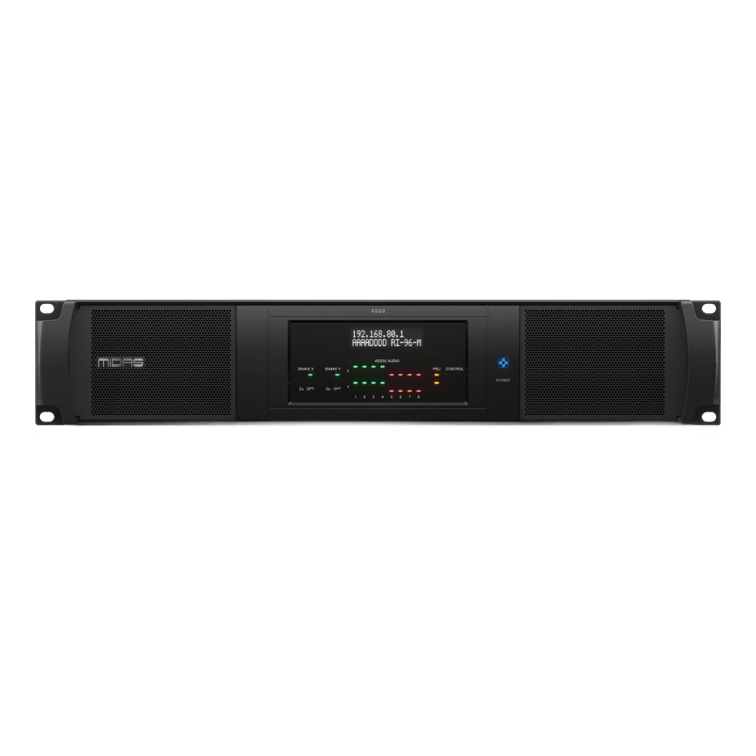 Midas AS-88 DUAL Hypermac TO 8-PORT DUAL AES50 Converter